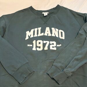 H&M Men's Crewneck Sweater in Dark Gray